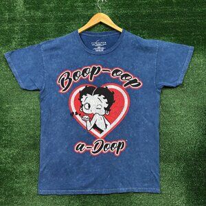 Betty Boop Boop-Oop A-Doop by Fleischer Studios Mineral Wash T-Shirt Medium